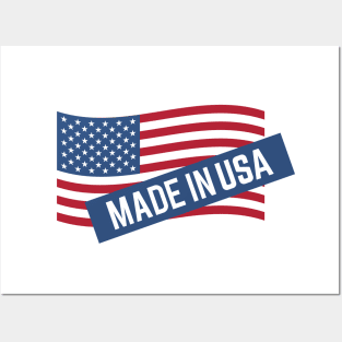 Made in USA - United States of America Posters and Art